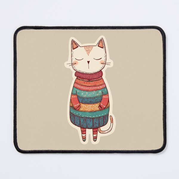 Item preview, Hand Drawn Cat Doodle Sketch designed and sold by bapupa.