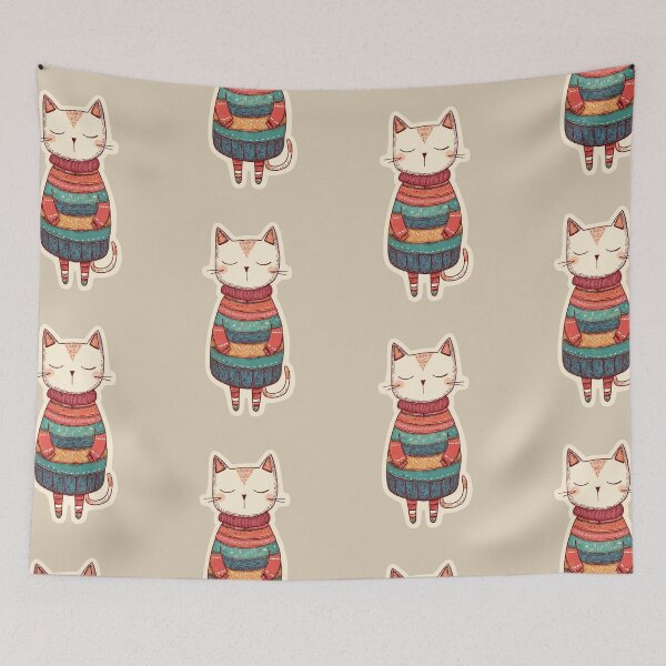 Item preview, Hand Drawn Cat Doodle Sketch designed and sold by bapupa.