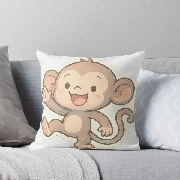 Item preview, Kawaii Silly Monkey Stickers designed and sold by StickMint.