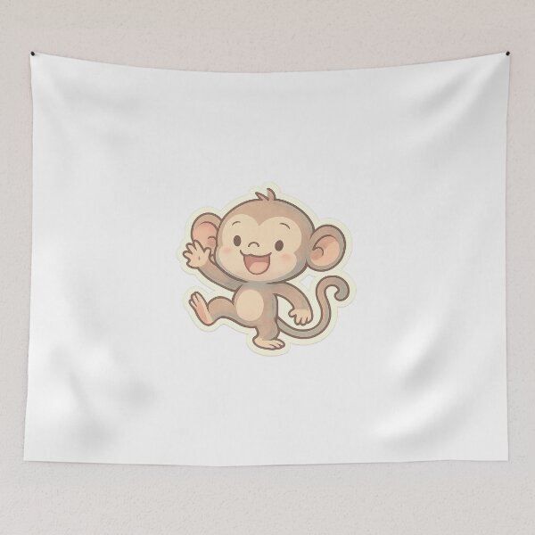 Item preview, Kawaii Silly Monkey Stickers designed and sold by StickMint.