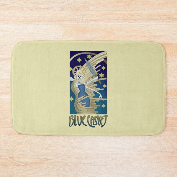 Item preview, Blue Casket Poster designed and sold by Haywire Graphic Design.
