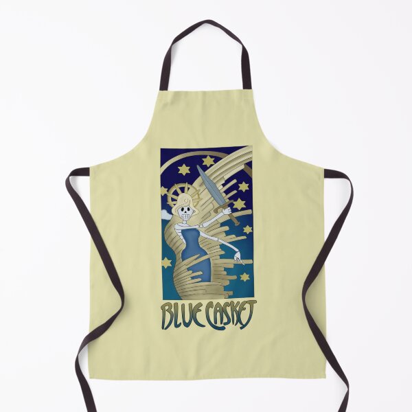 Item preview, Blue Casket Poster designed and sold by Haywire Graphic Design.