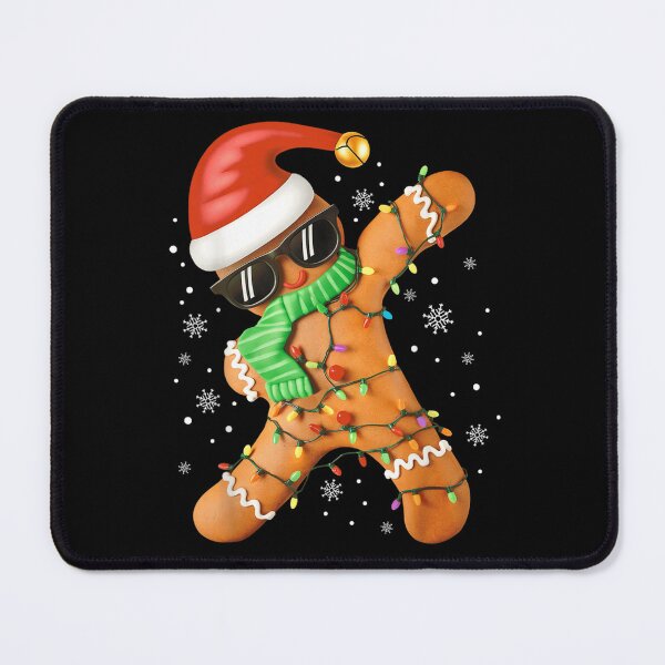 Item preview, Title: Cool Gingerbread Man Wearing Sunglasses And Christmas Lights Festive Holiday Cookie designed and sold by Altenpendinton.