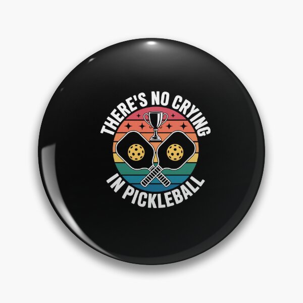 Item preview, Theres No Crying In Pickleball Sports Love designed and sold by MeowtivationP.