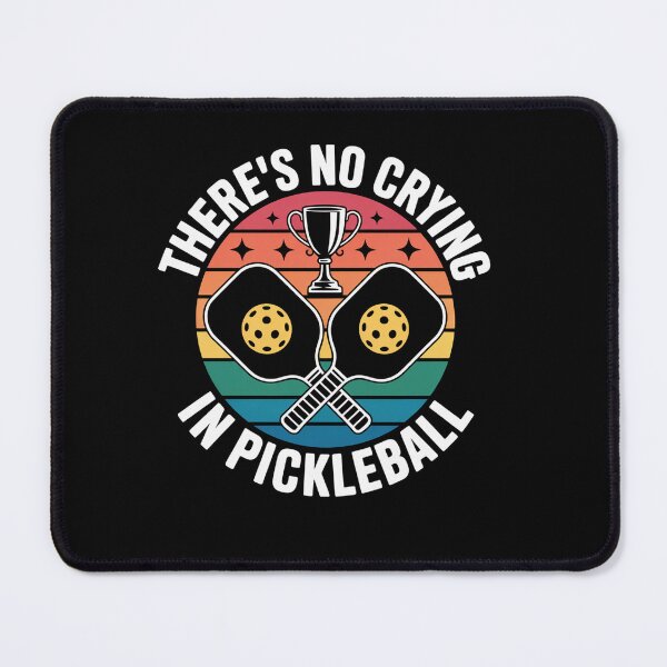Item preview, Theres No Crying In Pickleball Sports Love designed and sold by MeowtivationP.
