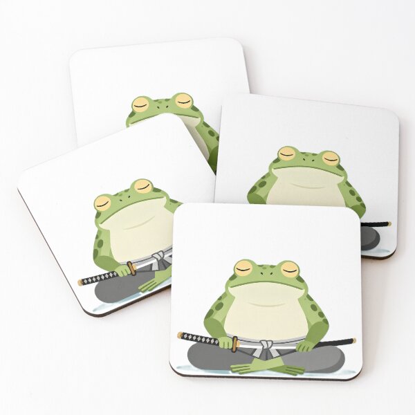 Item preview, Zen Samurai Frog designed and sold by iwzzuel.