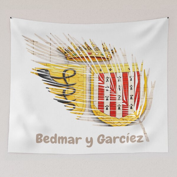 Item preview, Abstract Flag of Bedmar y Garcíez – Feather Shape Design designed and sold by ArteJorge48.