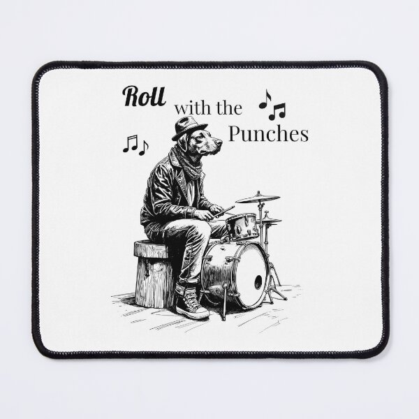Item preview, Furry Philharmonic - Dog and Drums designed and sold by Petalandfur.