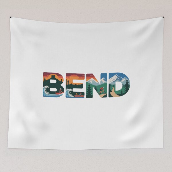 Item preview, Bend Oregon Adventure | Kayak and Campfire Design designed and sold by CircinusStore.