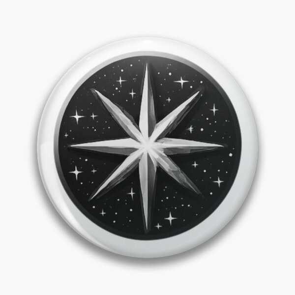 Item preview, Celestial Compass Star Emblem designed and sold by RED-MOUSE.