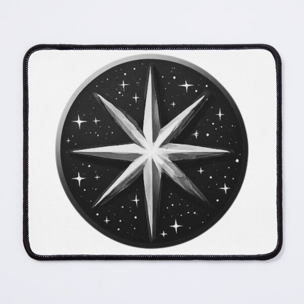 Item preview, Celestial Compass Star Emblem designed and sold by RED-MOUSE.
