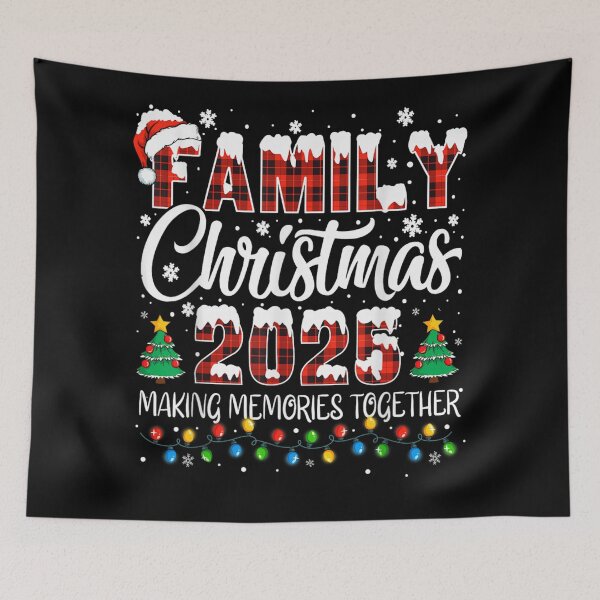 Item preview, Family Christmas 2025 Making Memories Together Buffalo Plaid Festive Holiday Keepsake designed and sold by Altenpendinton.