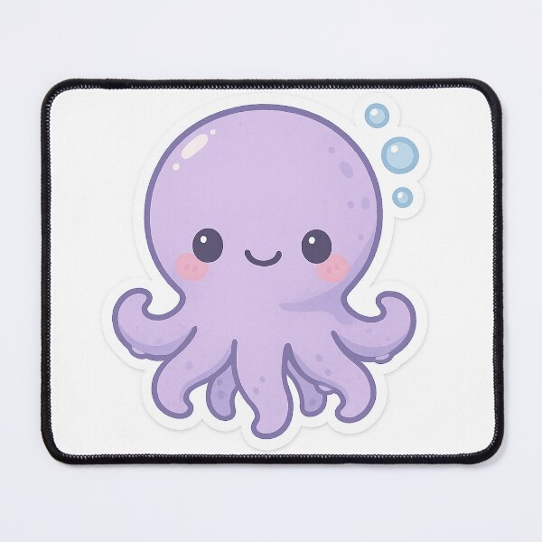 Item preview, Aesthetic Happy Octopus Stickers designed and sold by StickMint.
