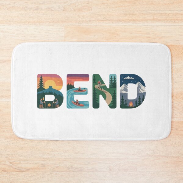 Item preview, Bend Oregon Adventure | Kayak, Hiking and Campfire Design designed and sold by CircinusStore.