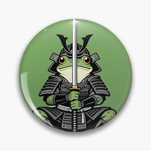 Item preview, Zen Samurai Frog designed and sold by iwzzuel.