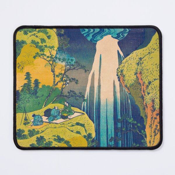 Item preview, Amida Falls by Hokusai - Vintage Japanese Waterfall Woodblock Print designed and sold by Open Canvas.