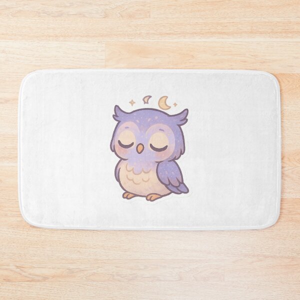 Item preview, Cute Sleepy Owl Sticker designed and sold by StickMint.