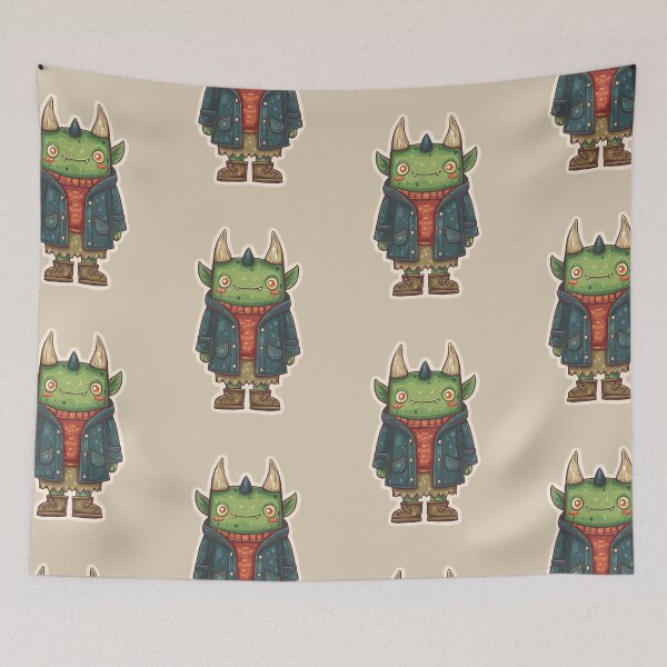 Item preview, Fantasy Monster Doodle Art designed and sold by bapupa.