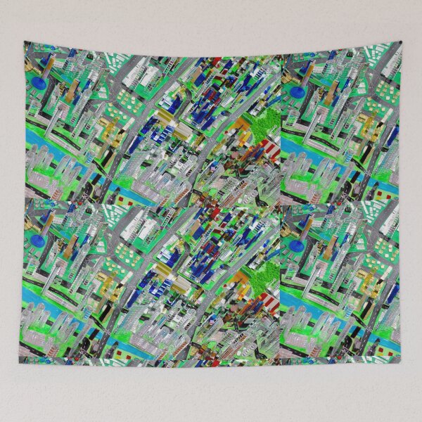Item preview, Mosaic City Top View designed and sold by XandyrQ.