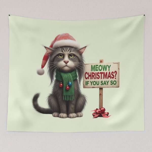 Item preview, Meowy Christmas designed and sold by Aise06.