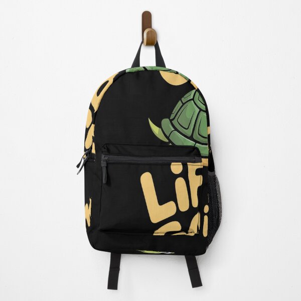 Item preview, Life Is Good, Take It Slow Slogan Turtle In Comic Style designed and sold by Lucaseinar.