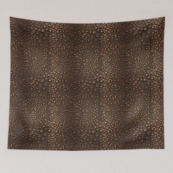 Item preview, Colorful Vibrant crocodile Skin Pattern For Wild Print Fan designed and sold by RoyalStarsPatts.
