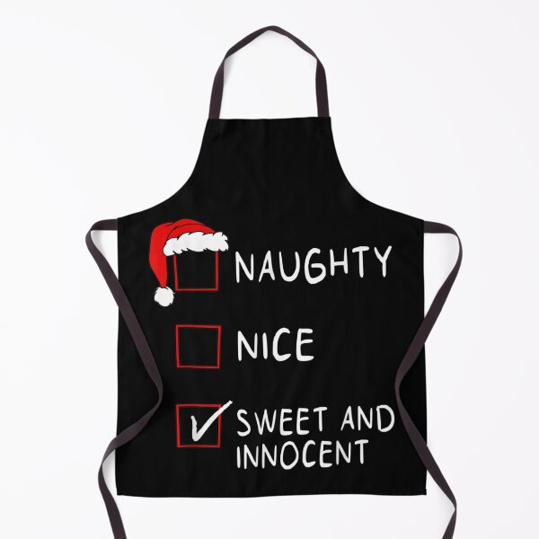 Item preview, Funny Naughty Nice Sweet And Innocent Christmas Checklist Santa Hat Graphic designed and sold by DuneHaicna.