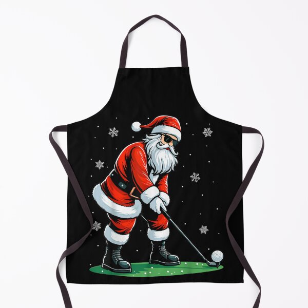 Item preview, Santa Claus Playing Golf In Red Suit And Sunglasses Sporty Holiday designed and sold by GalenoHenley.