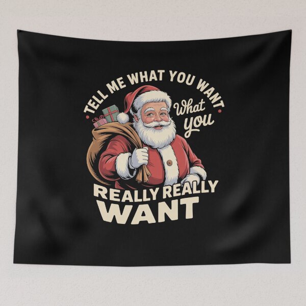 Item preview, Tell Me What You Want Santa Christmas designed and sold by HeinzanoWeno.