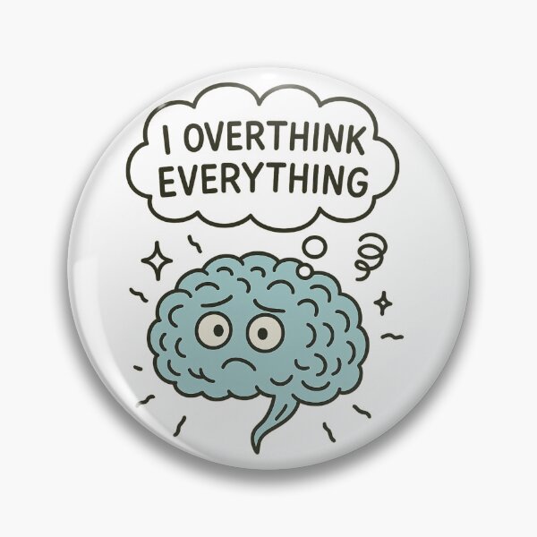 Item preview, Overthinking Is My Superpower designed and sold by HiteshArt111.