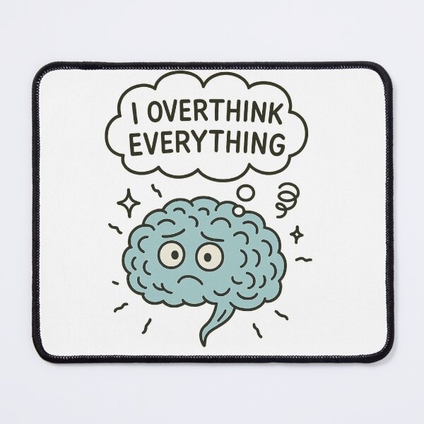 Item preview, Overthinking Is My Superpower designed and sold by HiteshArt111.