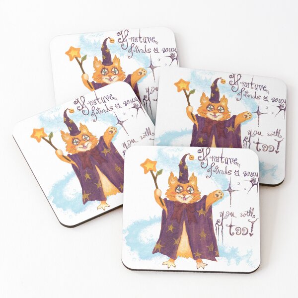 Item preview, Orange Wizard Cat designed and sold by Natascha Baretić.