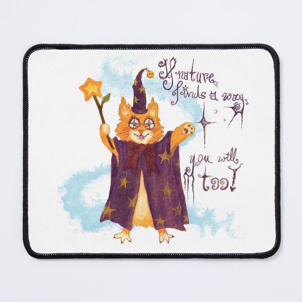 Item preview, Orange Wizard Cat designed and sold by Natascha Baretić.