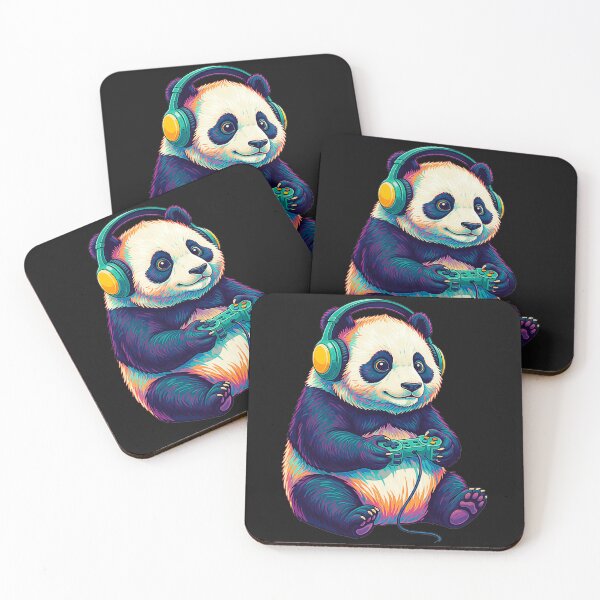 Item preview, Panda Gaming Gamer Funny designed and sold by FemmeForge.