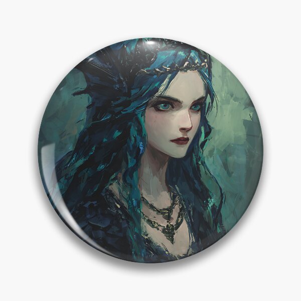 Item preview, Fantasy Dark Mermaid Siren Art designed and sold by bapupa.