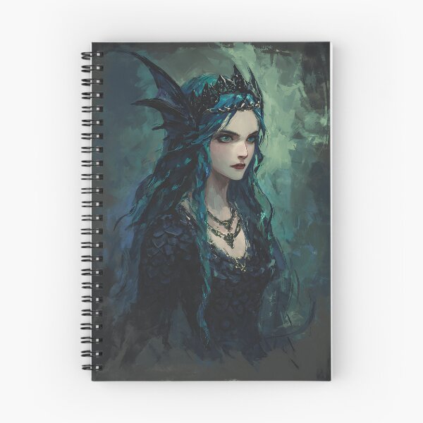 Item preview, Fantasy Dark Mermaid Siren Art designed and sold by bapupa.