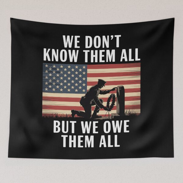 Item preview, We Owe Them All  Veterans Day 4th Of July designed and sold by SiegridOffical.