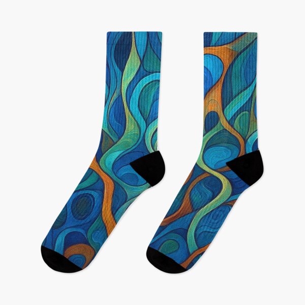 Item preview, Interwoven shapes in a flow of color designed and sold by Sigtrix.