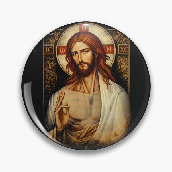 Item preview, Pantocrator Blessing — IC XC Icon Tee designed and sold by Sanctum Icons.