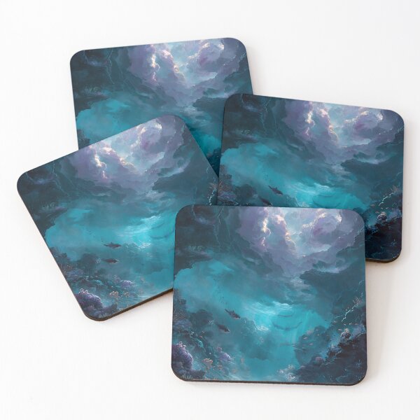 Item preview, Deep Sea Abyss Magic Fantasy Art designed and sold by bapupa.
