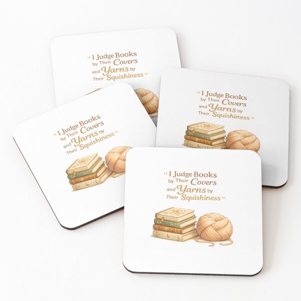 Item preview, I Judge Books by their Covers and Yarns by their Squishiness designed and sold by Iail Ioa.