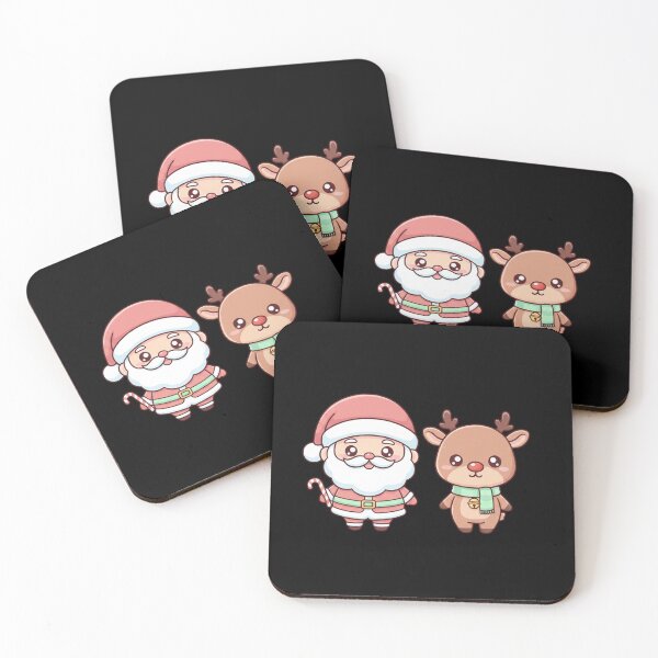 Item preview, Chibi style Santa Claus and Rudolph designed and sold by KLSproduct.