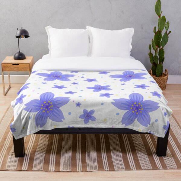 Item preview, Cute Purple Floral Seamless Pattern designed and sold by Modular Prints.
