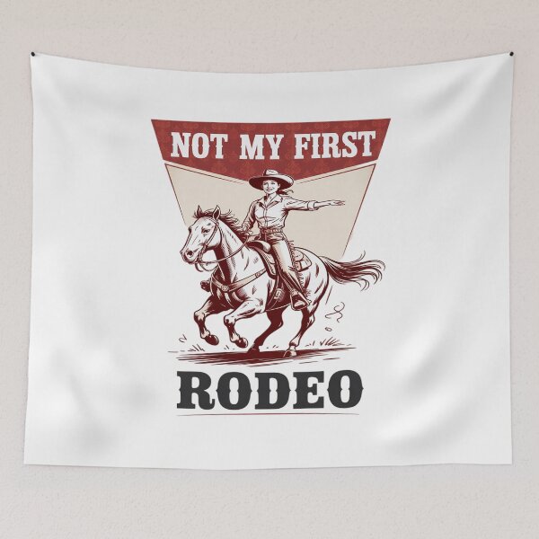 Item preview, Western Cowgirl Not My First Rodeo designed and sold by SiegridOffical.