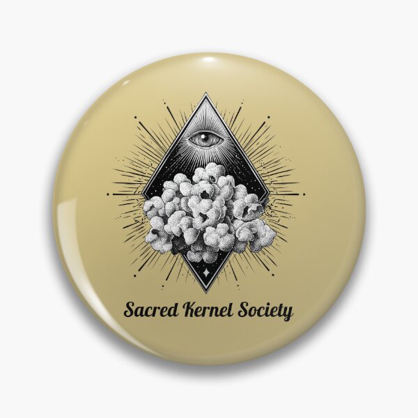 Item preview, Sacred Kernel Society Popcorn and All-Seeing Eye Design designed and sold by Anastasiia Yurevych.