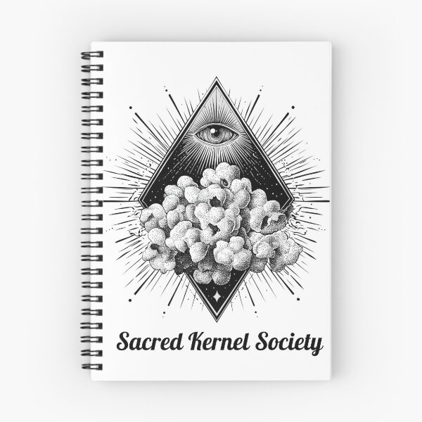 Item preview, Sacred Kernel Society Popcorn and All-Seeing Eye Design designed and sold by Anastasiia Yurevych.