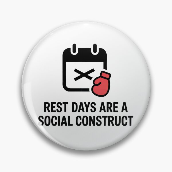Item preview, Rest Days Are A Social Construct. – Fighter Training Humor Shirt designed and sold by WSPrintCrafter.
