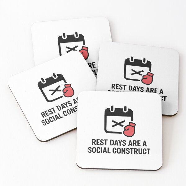 Item preview, Rest Days Are A Social Construct. – Fighter Training Humor Shirt designed and sold by WSPrintCrafter.