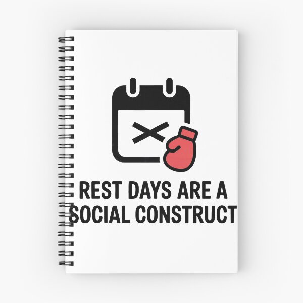 Item preview, Rest Days Are A Social Construct. – Fighter Training Humor Shirt designed and sold by WSPrintCrafter.