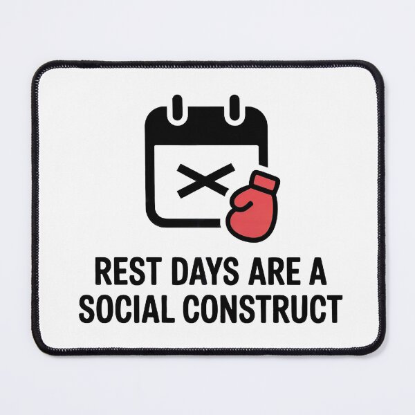Item preview, Rest Days Are A Social Construct. – Fighter Training Humor Shirt designed and sold by WSPrintCrafter.